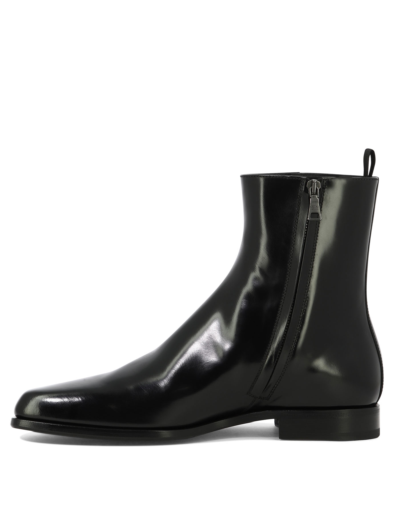 PRADA Black   Square-toe ankle boots